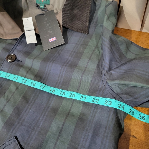 J Crew Waxed 1983 Barn Jacket CB613 Size L NWT Plaid Waterproof - Picture 7 of 9